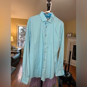 Men’s Fitted Limited Edition Express 1MX dress shirt, size L